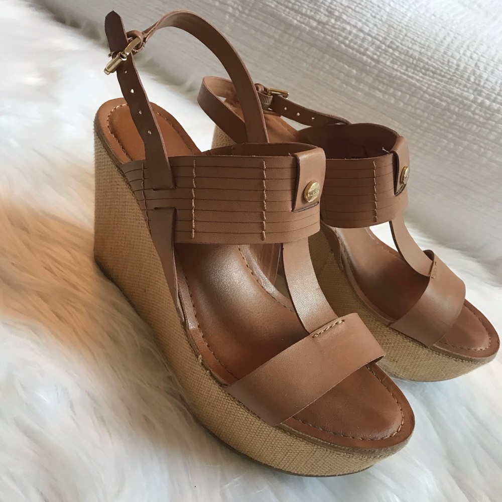Brown Tommy Hilfiger Wedges